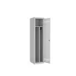 Werkplaatsvestiaire ind.schoon, 1 kol, H180x L40xP50 cm grijs/grijs