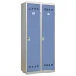 Garderobekast voor zware industrie - 2 kolommen - Grijs/blauw - VINCO INDUSTRIES