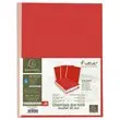 25  Mappen met stoffen rug Forever 320g - 24 x 32 cm - Rood - EXACOMPTA 