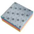 Kubusblok 320 memoblaadjes - 76x76 mm - Diverse lichte kleuren - FIDUCIAL OFFICE SOLUTIONS