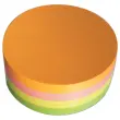 Ronde blok 320 memoblaadjes - FIDUCIAL&Oslash; 7 cm - Diverse kleuren 