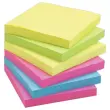 006 Blokken herpositioneerbare memoblaadjes zigzag, Z-gevouwen - Diverse kleuren - FIDUCIAL OFFICE SOLUTIONS