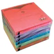 006 Blokken herpositioneerbare memoblaadjes - 7,6 x 7,6 cm - Diverse felle kleuren - FIDUCIAL