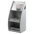 Mobiele "XL" distributiestandaard in polystyreen met transparante venster