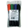 4 Permanent markers - Schuine punt