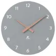 Muurhorloge Milena grijs 30 cm houten wijzerplaat
