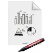 Rol van 15 elektrostatische vellen Magic Chart - Vierkante versie - 90 x 120 cm - LEGAMASTER 