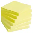 006 Blokken herpositioneerbare memoblaadjes zigzag, Z-gevouwen - 7,6 x 7,6 cm - FIDUCIAL OFFICE SOLUTIONS 
