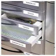 10 lintjes voor D1 labelprinter - 12 mm - Zwarte afdruk op witte achtergrond - DYMO