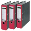 Map met hefboomwerking gemarmerd karton - Rug 8 cm - rood - LEITZ