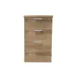 Bureau ladeblok 3 lades - Generfd eik - P 60 cm