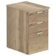 Ladeblok 3 lades - Generfd eik - P 80 cm 