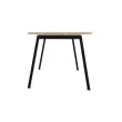 Rechthoekig bureau 180x80 Beuken / poot. Antraciet BANGKOK 