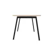 Rechthoekig bureau 180x80 Acacia Licht / onderstel Antraciet BANGKOK