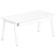 Rechthoekig bureau 160x80 Wit/ poot. Wit BANGKOK 
