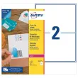 Laser masking label box AVERY 199,6x143,5 mm 25 st x 50 bl 