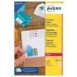 Laser afplaklabels AVERY 99,1 x 57 mm 25 v x 10 labels