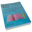 100 Economie pastel kleuren assorti 24x32 cm chemises kaart