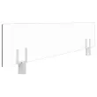 Verhoging voor schermpaneel L 80 cm - afm: 80 x 27 x 0,4 cm