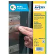 630 Antimicrobiële ronde stickers - permanente hechting - gemengde maten