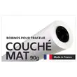 Mat gecoat papier rol 0,914 X 90 m - 90g