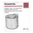 Filtre Rowenta ZR70