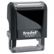 Personaliseerbare stempel 4911 - Zwart - 38x 14 mm - max 4 regels - TRODAT 