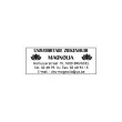 Personaliseerbare Printy 4913 stempel - Witte behuizing - Zwarte inkt - 6 regels max - TRODAT