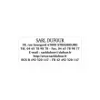 Witte stempel PRINTY 4914 zwarte inkt - 6 regels