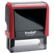 Rode stempel PRINTY 4914 zwarte inkt -6 regels 