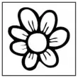 Personaliseerbare stempel Printy 4921 zw. - 12 x 12 mm - maxi 3 lijnen