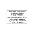 Personaliseerbare stempel Printy 4927 grijs - 60 x 40 mm - max 10 l.
