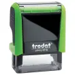 Groene stempel PRINTY 4910 groene inkt- 2 regels