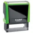 Groene stempel PRINTY 4914 zwarte inkt- 6 regels 