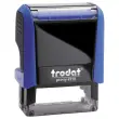 Blauwe stempel PRINTY 4910 blauwe inkt- 2 regels 