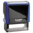 Personaliseerbare stempel Printy 4912 - Blauwe inkt  - 5 regels max - TRODAT 