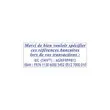 Personaliseerbare stempel Printy 4913 - Blauwe inkt - 6 regels max - TRODAT