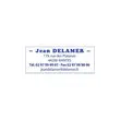 Personaliseerbare stempel Printy 4913 - Blauwe inkt - 6 regels max - TRODAT