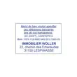Persona stempel Printy 4927 blauw - 60x 40 mm - maxi 10 lijnen