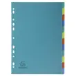 Interne tabbladen Forever EXA PP gerecycled voor A4-formaat - 12 tabs