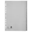 Set tabbladen A4 gerecycleerd PP - 31 numerieke tabs 