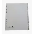 Set tabbladen A4+ gerecycleerd PP - 31 numerieke tabs 