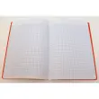 Polypropyleen schrift, genaaid, 96 pagina's SEYES 210x297 90g rood