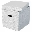 3 Opbergdozen Home - Cube-formaat - Wit - ESSELTE
