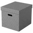 3 Opbergdozen Home - Cube-formaat - Grijs - ESSELTE