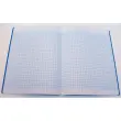 Polypropyleenschrift genaaid 96 bladzijden SEYES 240x320 90g blauw