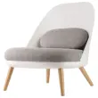 Fauteuil COCOON Wit / Grijs