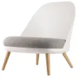 Fauteuil COCOON Wit / Grijs