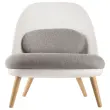 Fauteuil COCOON Wit / Grijs