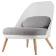Fauteuil COCOON Wit / Grijs Geassembleerd